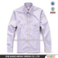 100%Cotton Newest Fashion style Purple Formal Shirt for men with long sleeve
